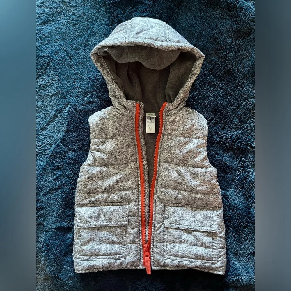 Little Me Toddler Hooded Puffer Vest